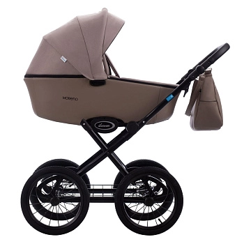 Коляска 2в1 AroTeam MORENO SL (бежевый+т.бежевая кожа)