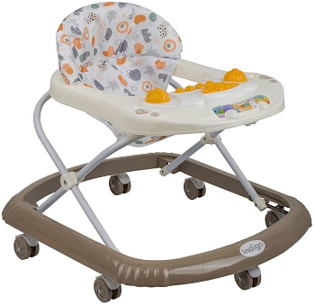 Детские ходунки Indigo Подвески (бежевый)