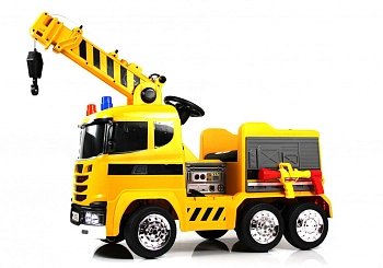 Детский электромобиль RiverToys G002GG (желтый)