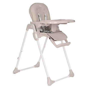 Детский стул для кормления Pituso Olimp, Eco-кожа, вкладыш (Light Grey/Светло-серый)