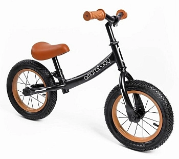 Двухколесный беговел AMAROBABY ROAD RACER (черный)