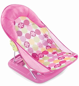 Лежак с подголовником для купания Summer Infant Deluxe Baby Bather (розовый)