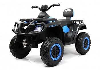 Детский квадроцикл RiverToys T001TT 4WD (синий)