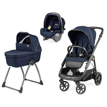 Коляска 3 в 1 Peg Perego Veloce Belvedere SLK (Blue Shine)