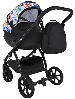 Детская коляска Tutis Nanni 7 3 в 1 (1533118 White Painting)