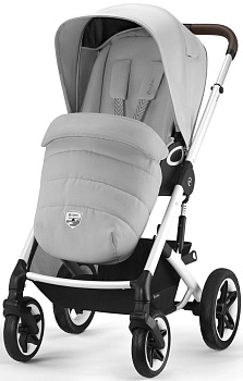 Прогулочная коляска Cybex Talos S Lux SLV (Lava Grey с дождевиком)