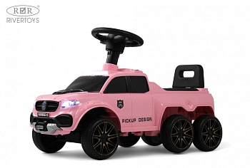 Детский электромобиль RiverToys G008GG-D (розовый)
