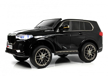 Детский электромобиль RiverToys K070PX (черный глянец)