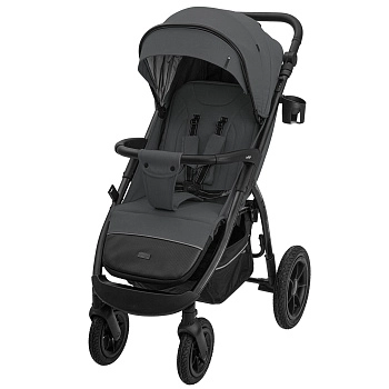 Прогулочная коляска INDIGO EPICA XL AIR с сумкой  (темно-серый)