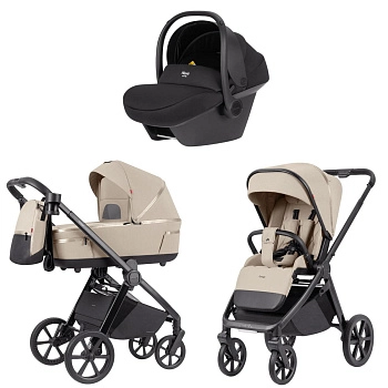 Коляска 3 в 1 Carrello Omega Plus CRL-6540 и автокресло Nova DK791 Black Line