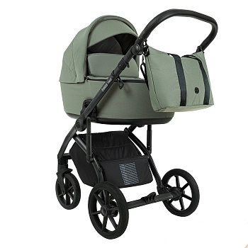 Коляска 2 в 1 Roan Bass Next (Sage Green/Black/руч.Black)