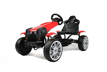 Детский веломобиль RiverToys C222CC (красный)