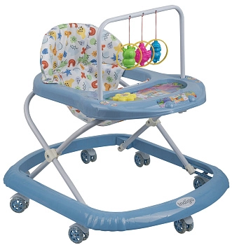 Детские ходунки Indigo Карусельки С (синий)