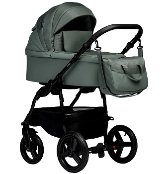 Коляска 2 в 1 Indigo IMPULSE ECO (шалфей кожа+шалфей)