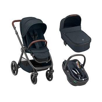 Коляска 3 в 1 Maxi-Cosi Oxford Coral 360 (Essential Graphite)